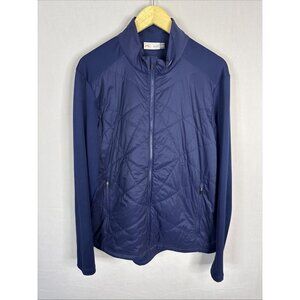 KJUS Retention Jacket Men 52L Blue Full Zip Performance Stretch (XL) Hybrid
